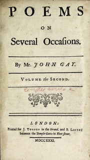 Cover of: Poems on several occasions