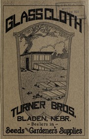 Glass cloth by Turner Bros. (Firm)