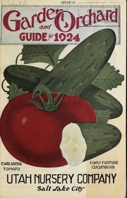 Cover of: Garden and orchard guide for 1924