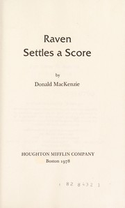 Cover of: Raven settles a score