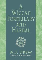 Cover of: A wiccan formulary and herbal