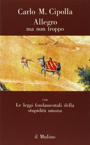 Cover of: Allegro ma non troppo by Carlo Maria Cipolla