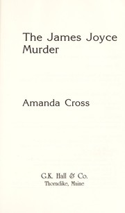 Cover of: The James Joyce murder