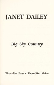 Cover of: Big Sky Country