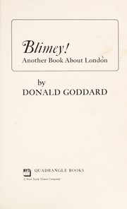 Cover of: Blimey!: Another book about London.