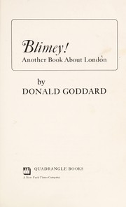 Cover of: Blimey! by Donald Goddard