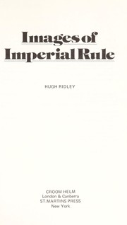 Cover of: Images of imperial rule