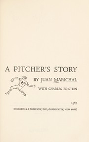 Cover of: A pitcher's story