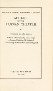 Cover of: My life in the Russian theatre