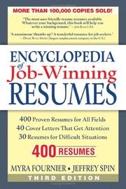 Cover of: Encyclopedia of Job-winning Resumes