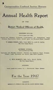 Cover of: [Report 1947]