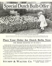 Cover of: Special Dutch bulb offer ... for orders received up to July 1 by Stumpp & Walter Co. (New York, N.Y.)