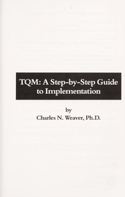 Cover of: TQM: a step-by-step guide to implementation