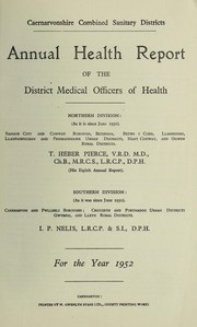 Cover of: [Report 1952]