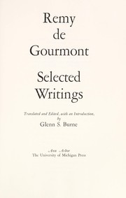 Selected writings by Remy de Gourmont