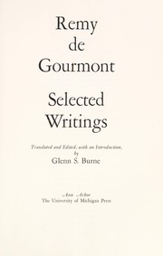 Cover of: Selected writings. by Remy de Gourmont