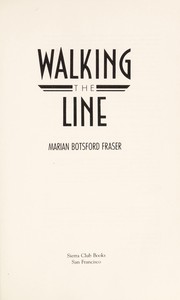 Cover of: Walking the line