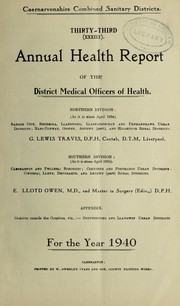 Cover of: [Report 1940]