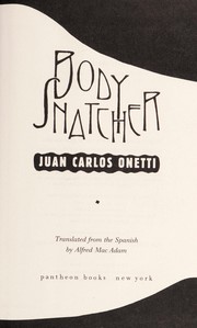 Cover of: Body snatcher