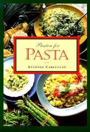 Cover of: Passion for pasta