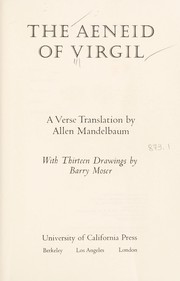 Cover of: The Aeneid of Virgil : a verse translation by 