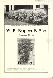 Cover of: W.P. Rupert & Son, Geneva, N.Y. by W.P. Rupert & Son