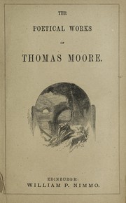 Cover of: The poetical works of Thomas Moore