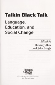 Cover of: Talkin black talk: language, education, and social change