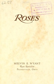 Cover of: Roses by Melvin E. Wyant Rose Specialist, Inc