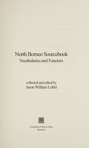 Cover of: North Borneo sourcebook. Vocabularies and functors