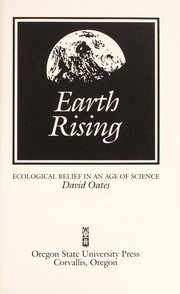 Cover of: Earth rising by Oates, David