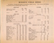 Cover of: Mixson's field seeds by W.H. Mixson Seed Co. (Charleston, S.C.)