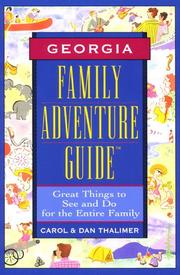 Cover of: Georgia Family Adventure Guide(tm) by Dan Thalimer, Carol Thalimer
