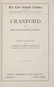 Cover of: Cranford by Elizabeth Cleghorn Gaskell