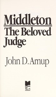 Cover of: Middleton by John D. Arnup