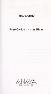 Cover of: Office 2007 by Jose  Carlos Nicola s Rivas