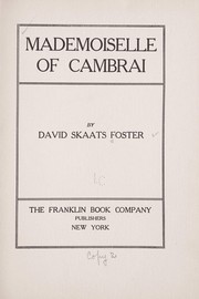 Cover of: Mademoiselle of Cambrai | David Skaats Foster