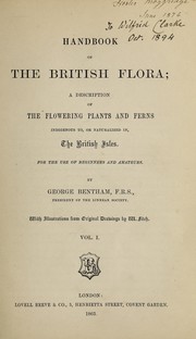 Cover of: Handbook of the British flora | Bentham, George