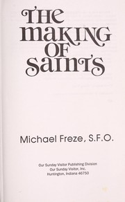 Cover of: The making of saints