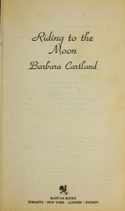 Cover of: Riding to the Moon by Barbara Cartland