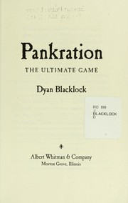 Cover of: Pankration : the ultimate game by 