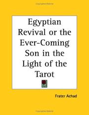 Cover of: Egyptian Revival or the Ever-Coming Son in the Light of the Tarot