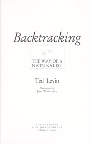 Cover of: Backtracking | Ted Levin