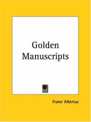 Cover of: Golden Manuscripts