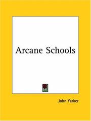 Cover of: Arcane Schools