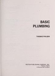 Cover of: Basic plumbing by Tom Philbin