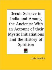Cover of: Occult Science in India and Among the Ancients by Louis Jacolliot