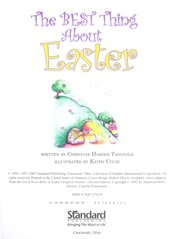 Cover of: The best thing about Easter
