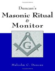 Cover of: Duncan's Masonic Ritual and Monitor