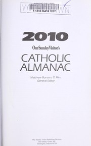 Cover of: 2010 Our Sunday Visitor's Catholic almanac